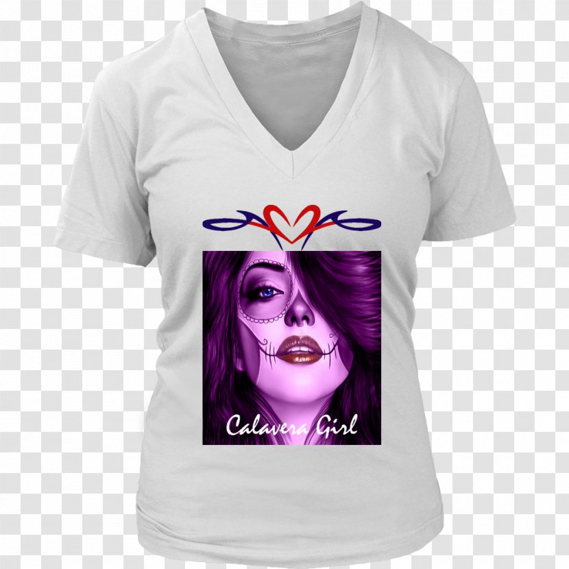 T-shirt Hoodie Clothing Neckline - Magenta Transparent PNG