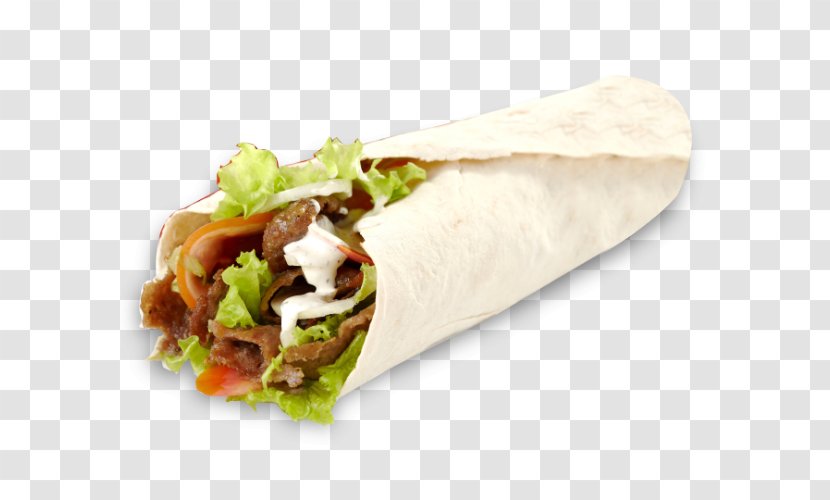 Doner Kebab Wrap Shawarma Take-out - Mexican Food Transparent PNG