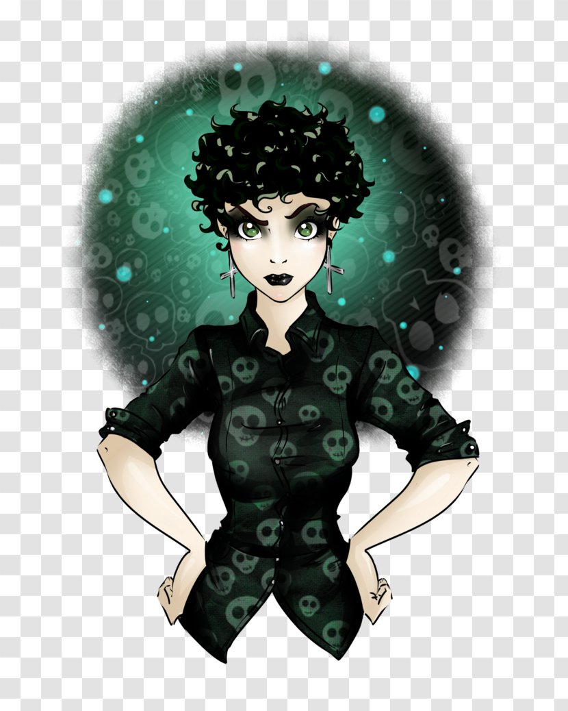 Illustration Cartoon Black Hair Legendary Creature - Orthodoxy Transparent PNG