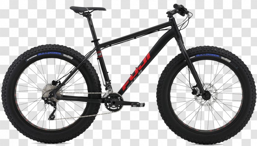 Fatbike Mountain Bike Bicycle Fuji Bikes Shimano - Tire Transparent PNG