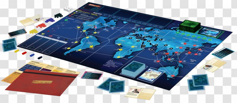 Z-Man Games Pandemic Legacy: Season 1 Legacy Game Board - Plastic Transparent PNG