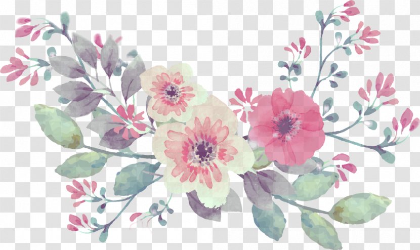 Floral Design - Flower - Flowering Plant Watercolor Paint Transparent PNG