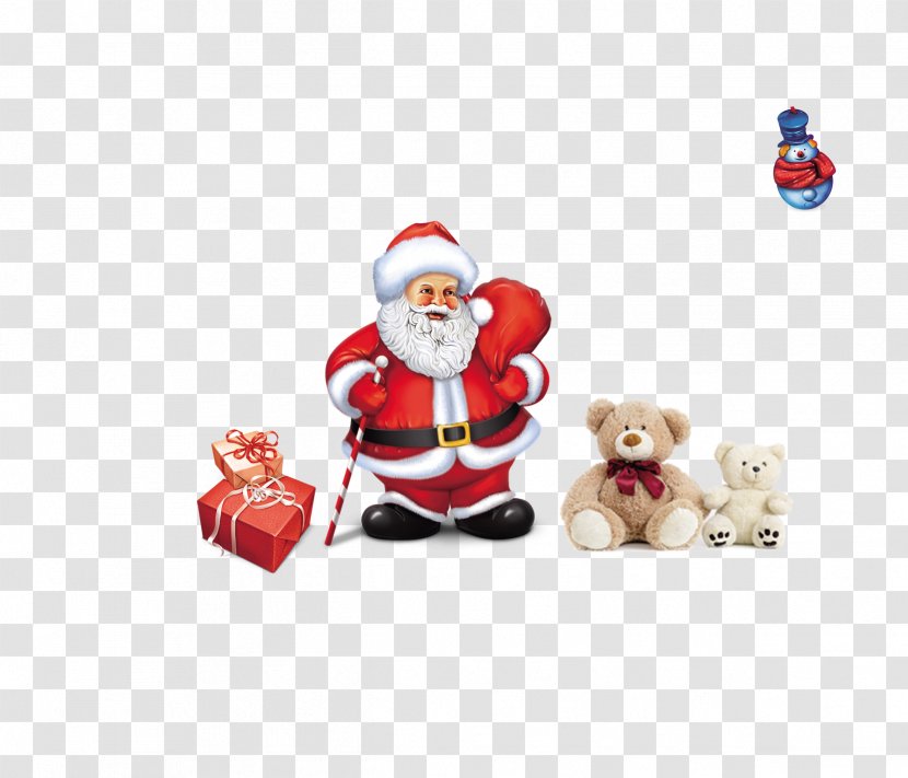 Santa Claus Christmas Card Icon Transparent PNG