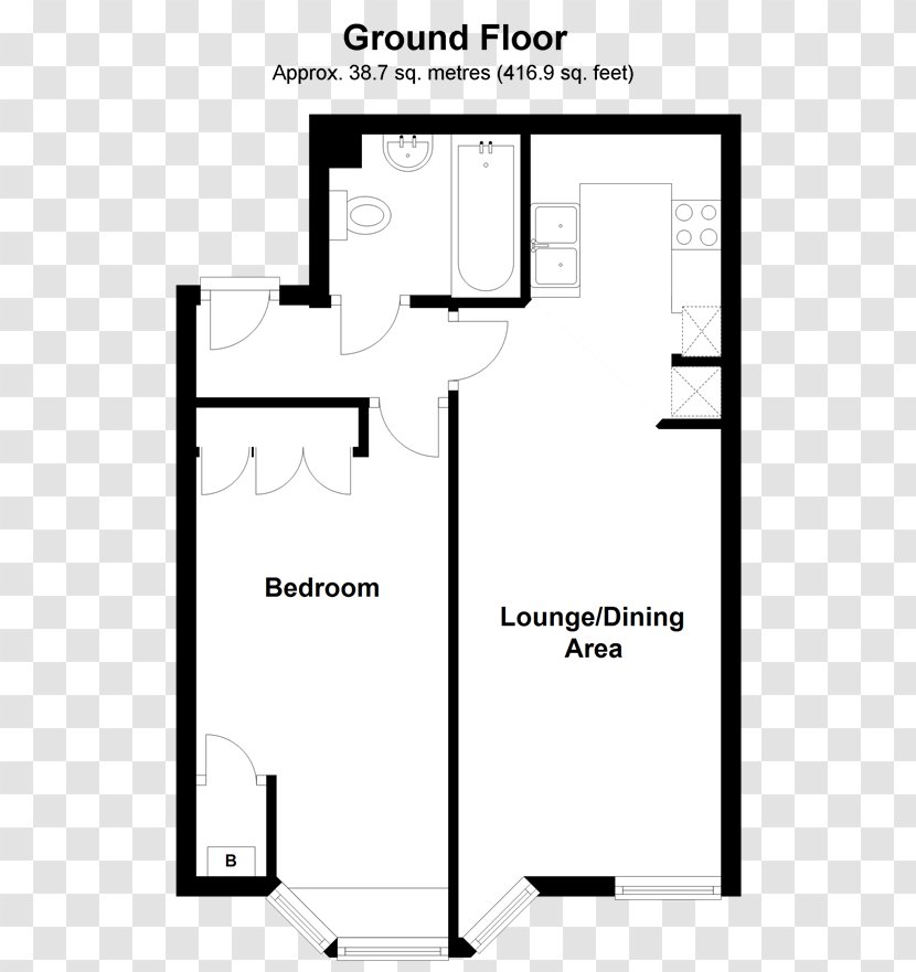 Floor Plan Furniture Bedroom Christleton - Diagram - Ground Transparent PNG