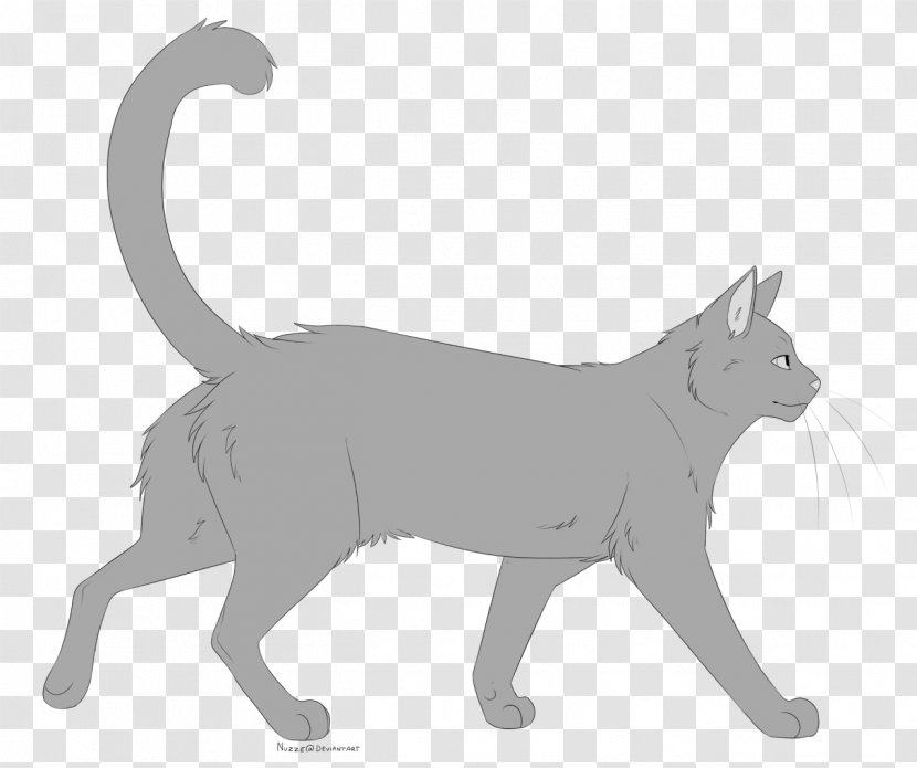 Whiskers Line Art Domestic Short-haired Cat - Fauna Transparent PNG