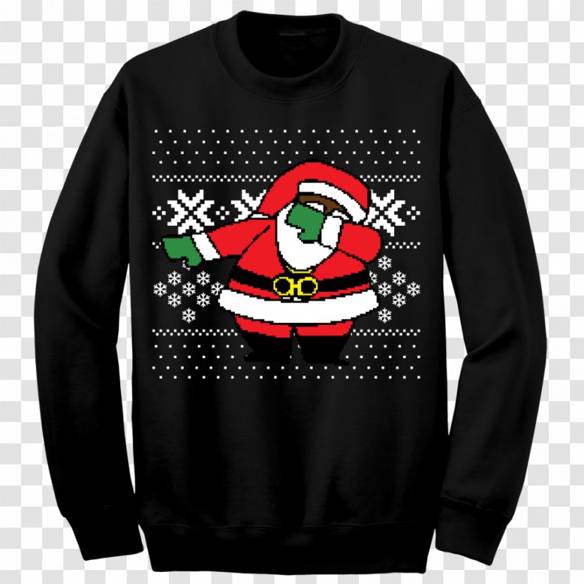 T-shirt Christmas Jumper Santa Claus Sweater Transparent PNG