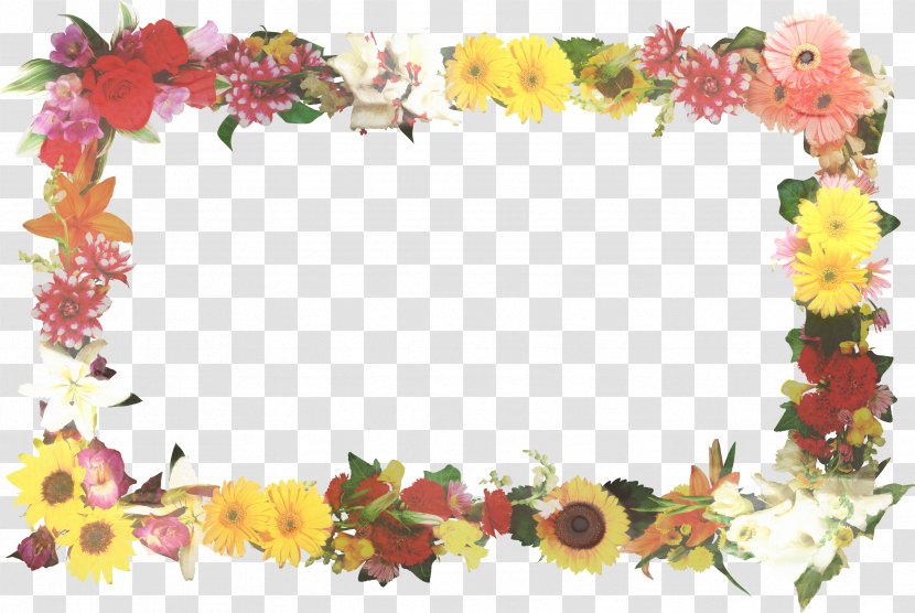 Floral Design Artificial Flower Wreath Cut Flowers Transparent PNG