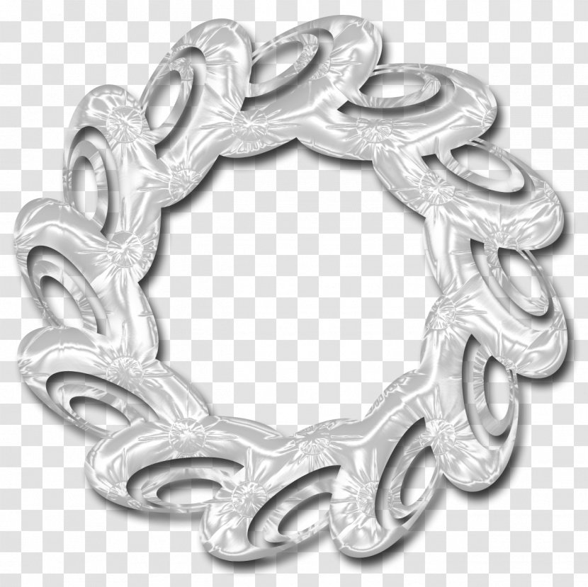 Silver Circle Disk - Bracelet - Circles Transparent PNG