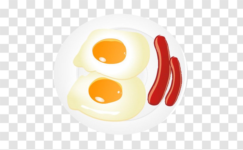 Fried Egg Breakfast Ham - Food - Creative Transparent PNG