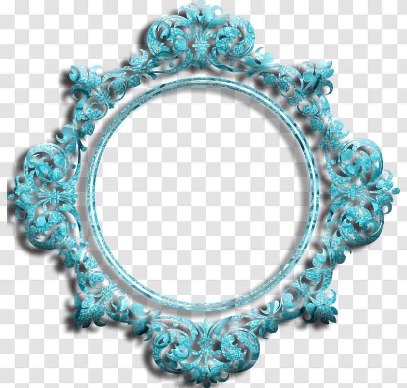 Picture Frames Painting Blue Turquoise Vignette - Chanson Transparent PNG