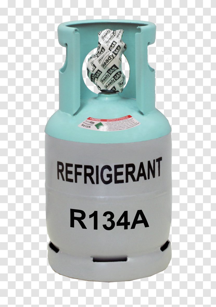 R-410A Refrigerant 1,1,1,2-Tetrafluoroethane Gas Cylinder - Refrigeration - Chlorofluorocarbon Transparent PNG