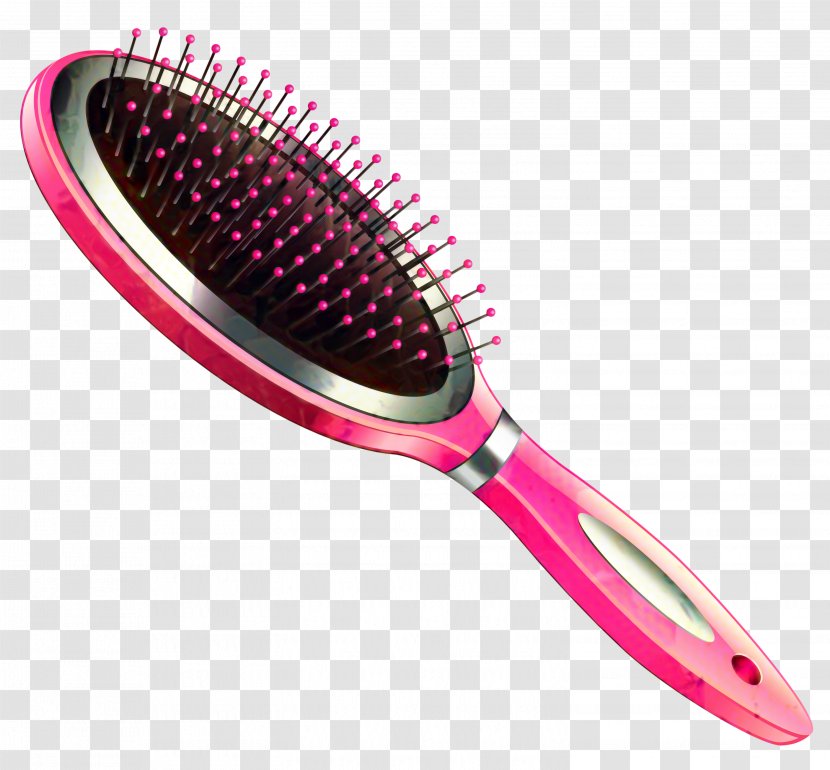 Brush Background - Hairbrush - Racketlon Hair Accessory Transparent PNG