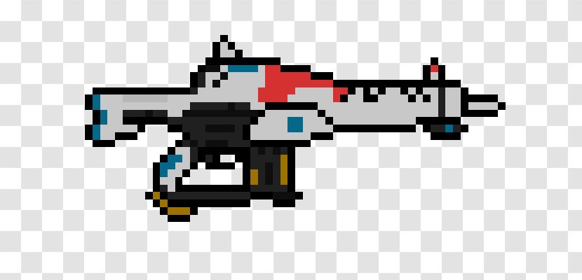 Destiny: Rise Of Iron Firearm Weapon Pixel Art Gun - Lego Transparent PNG