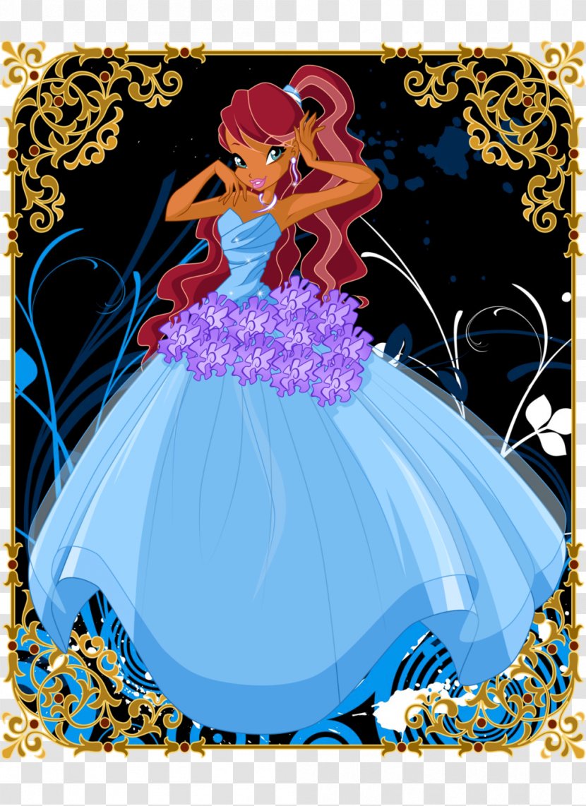 Bloom Flora Stella Musa Tecna - Gown - Dress Transparent PNG