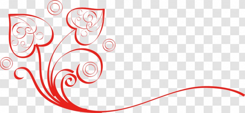 Logo Brand Red Font - Flower - Cabbage Decorative Pattern Transparent PNG