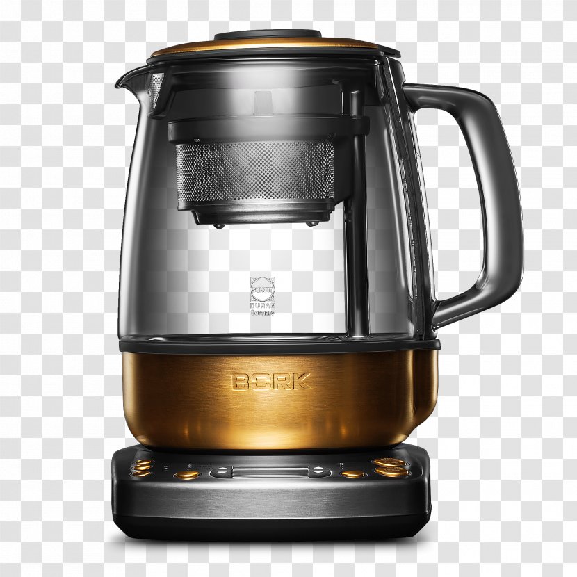 Teapot Kettle Coffeemaker Small Appliance - Tableware Transparent PNG