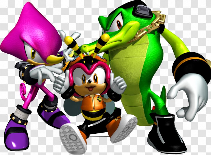 Sonic Heroes Knuckles' Chaotix Espio The Chameleon Free Riders Vector Crocodile - Vertebrate - Hedgehog Transparent PNG