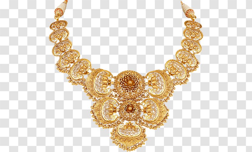 Necklace Jewellery Tanishq Gold Gemstone - Brilliant Transparent PNG
