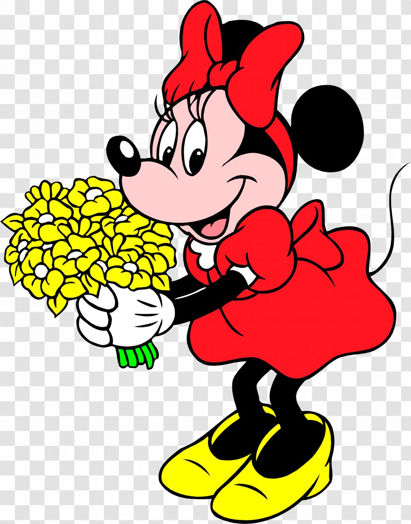 Minnie Mouse Mickey Happiness Clip Art - Fictional Character Transparent PNG