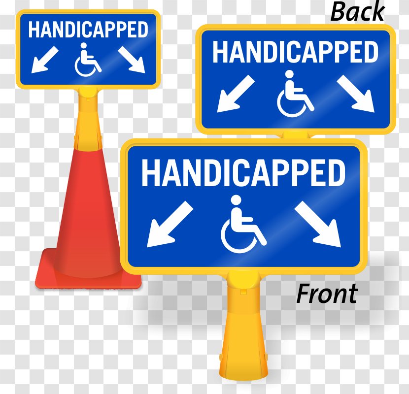 Traffic Sign Brand Logo - Foodservice - Disabled Parking Transparent PNG