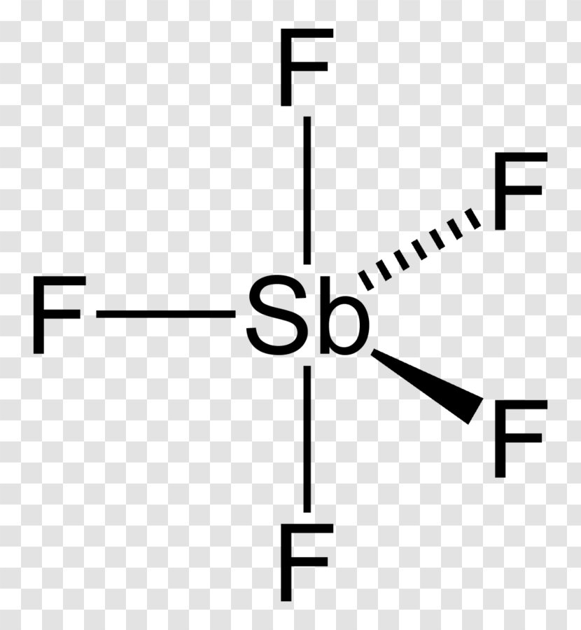 Antimony Pentafluoride Lewis Structure Acids And Bases Trifluoride - Diagram - Symbol Transparent PNG