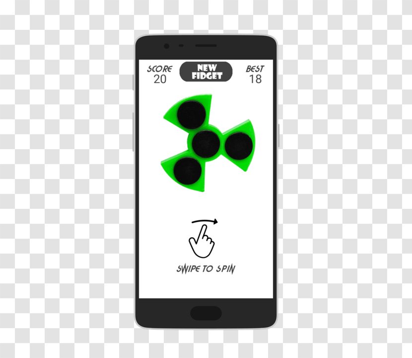 Mobile Phone Accessories Logo Green - Spinner Game Transparent PNG