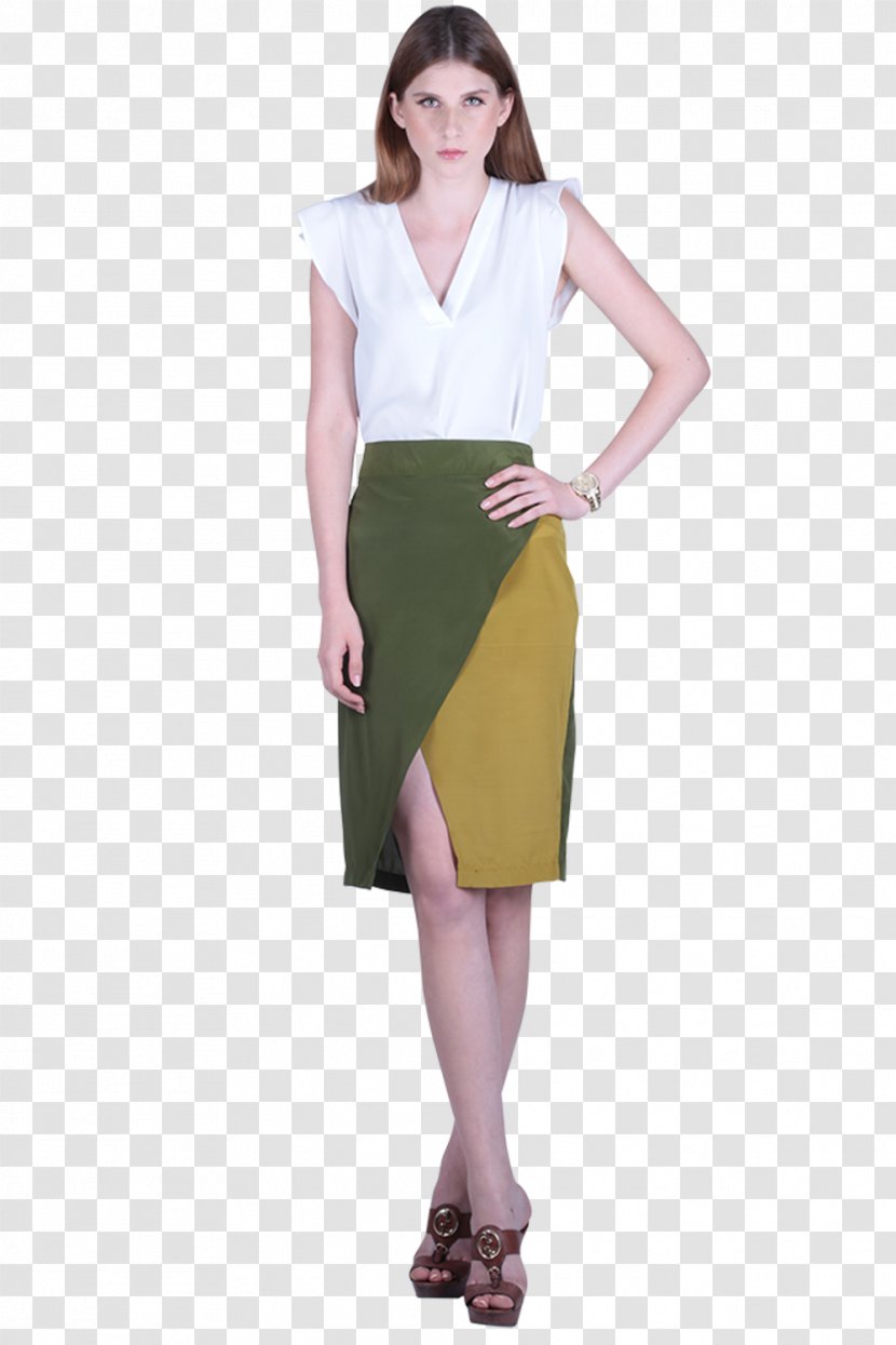Waist Sleeve Dress Skirt Shoulder - Neck Transparent PNG