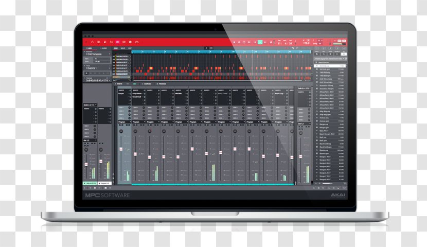 Akai MPC 1000 Computer Software Professional X Live - Audio Control Surface - Mpc 2000 Transparent PNG