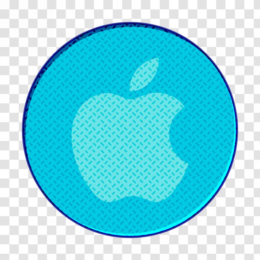 Apple Icon Ios - Electric Blue - Plant Transparent PNG