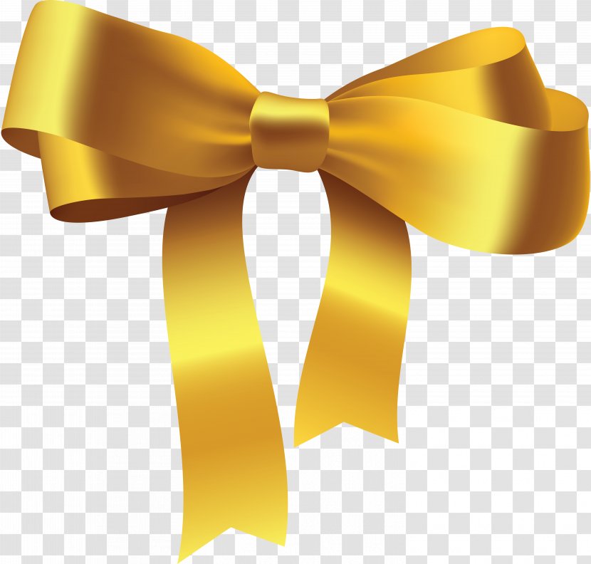 Ribbon Gold Royalty-free Clip Art - Satin - Bow Transparent PNG