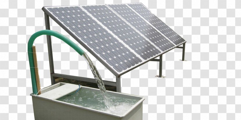 Solar-powered Pump Solar Power Energy Water Heating Transparent PNG