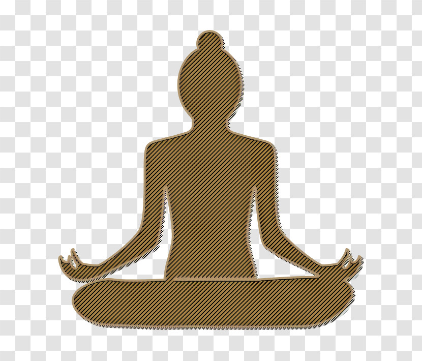 Lotus Position Icon Health And Fitness Icon Yoga Icon Transparent PNG