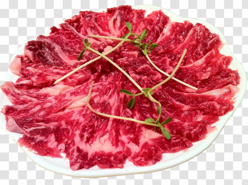 Bresaola Shuizhu Carpaccio Lamb And Mutton Beef - Tree - A Meat Transparent PNG