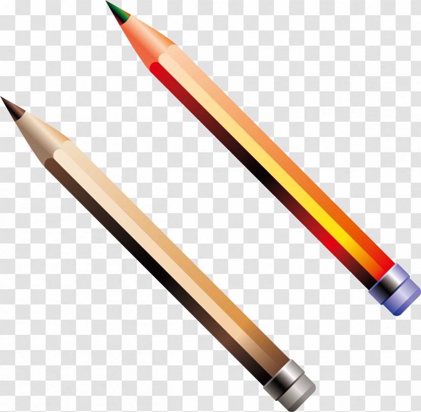 Pencil Stationery - Office Supplies - Vector Material Transparent PNG