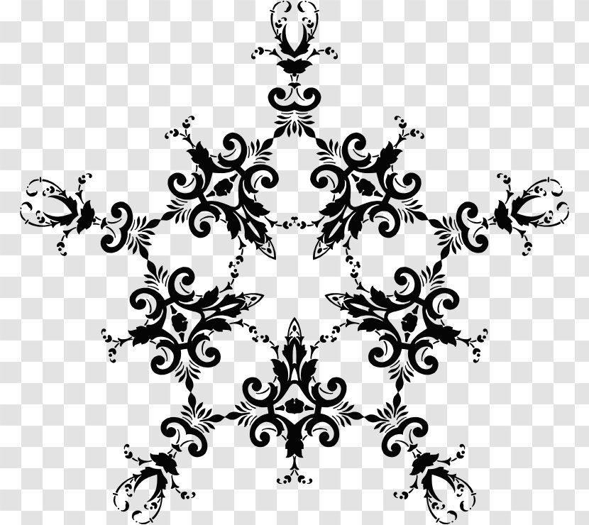 Silhouette Visual Arts Clip Art - Black And White - Floral Transparent PNG