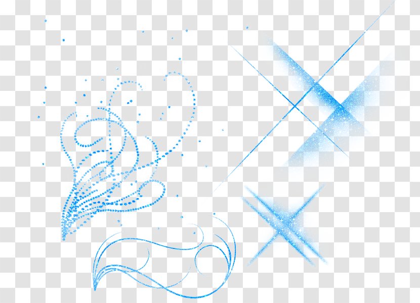 Logo Pattern - Cartoon - Brush Blue Transparent PNG
