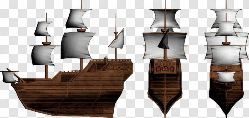 Galleon Ship Model Scale Ships 3D Modeling - Vehicle - 3d Transparent PNG