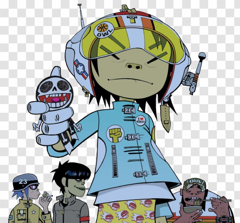 G Sides Gorillaz Album Tomorrow Comes Today A-side And B-side - Watercolor - Noodle Transparent PNG