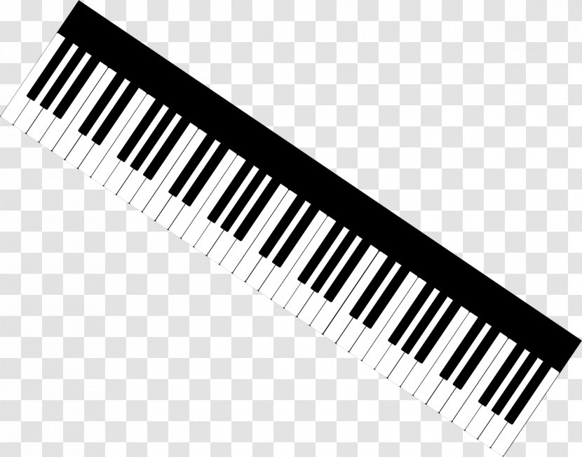 Digital Piano Electric Musical Keyboard Pianet Electronic - Midi - Vector Hand-painted Transparent PNG