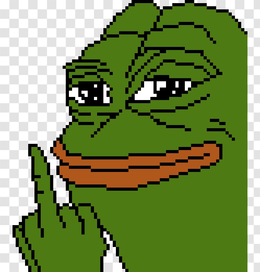 Pepe The Frog Pixel Art Clip - Character - Purple Transparent PNG
