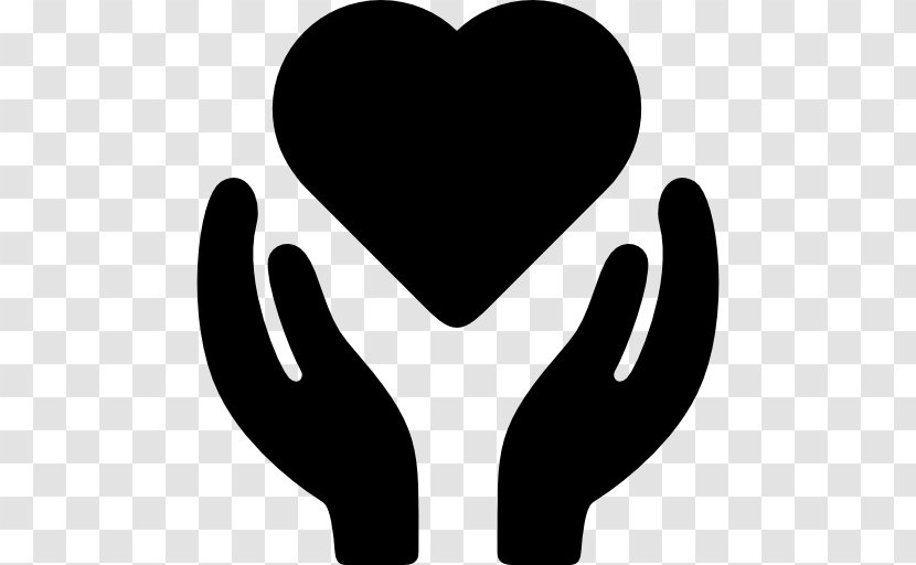 Hand Heart Icon Design - Cartoon - Hands Transparent PNG