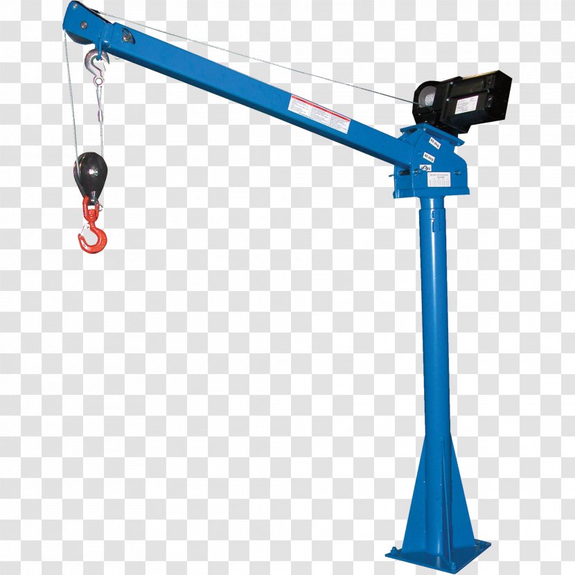 Gantry Crane Hoist Jib Material Handling - Hoisting Machine Transparent PNG