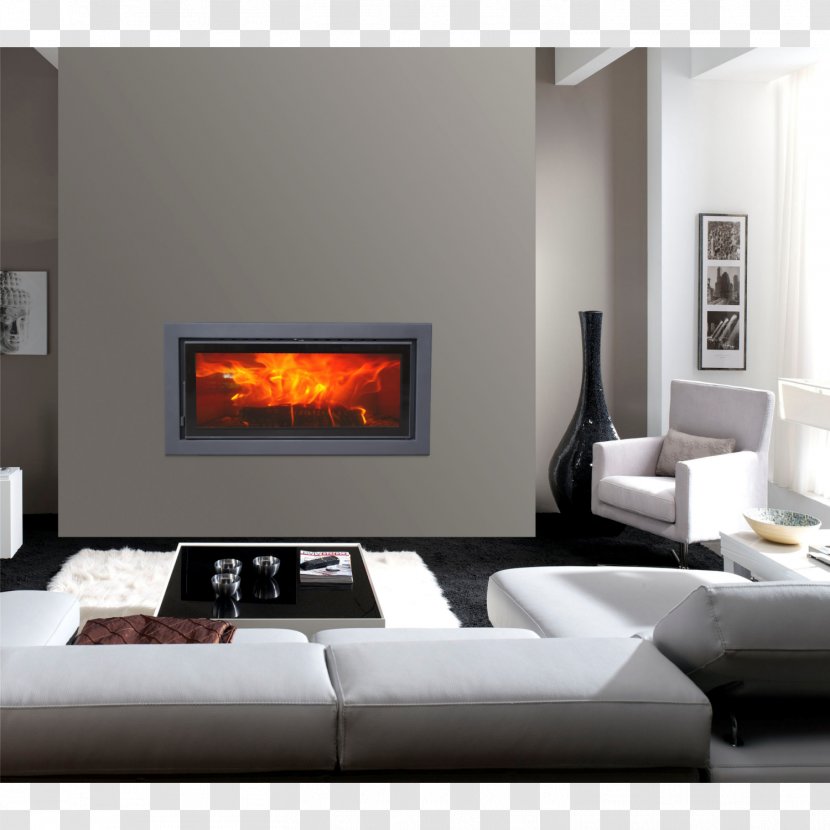 Fireplace Home Wood Stoves Interior Design Services - Rectangle - Bet Transparent PNG