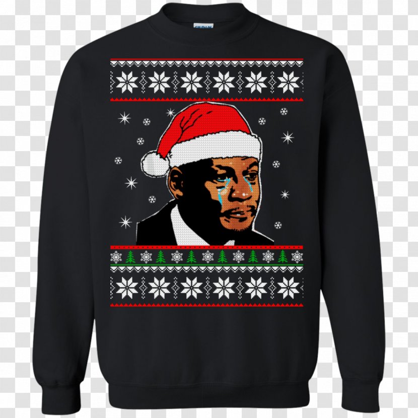Long-sleeved T-shirt Mike Tyson Sweater Christmas Jumper - Michael Jordan Transparent PNG