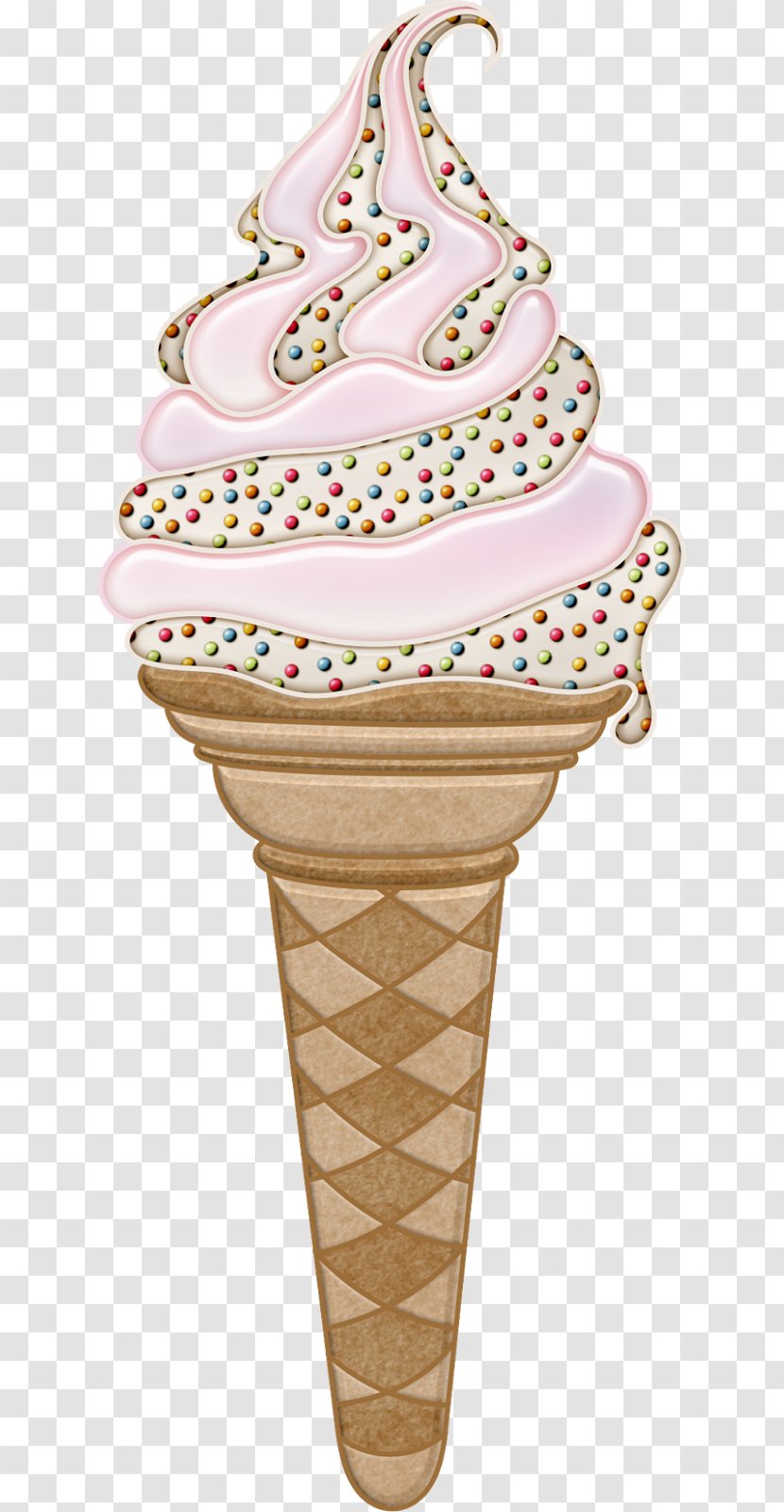 Sundae Ice Cream Cones - Dairy Product - Icecream Summer Transparent PNG