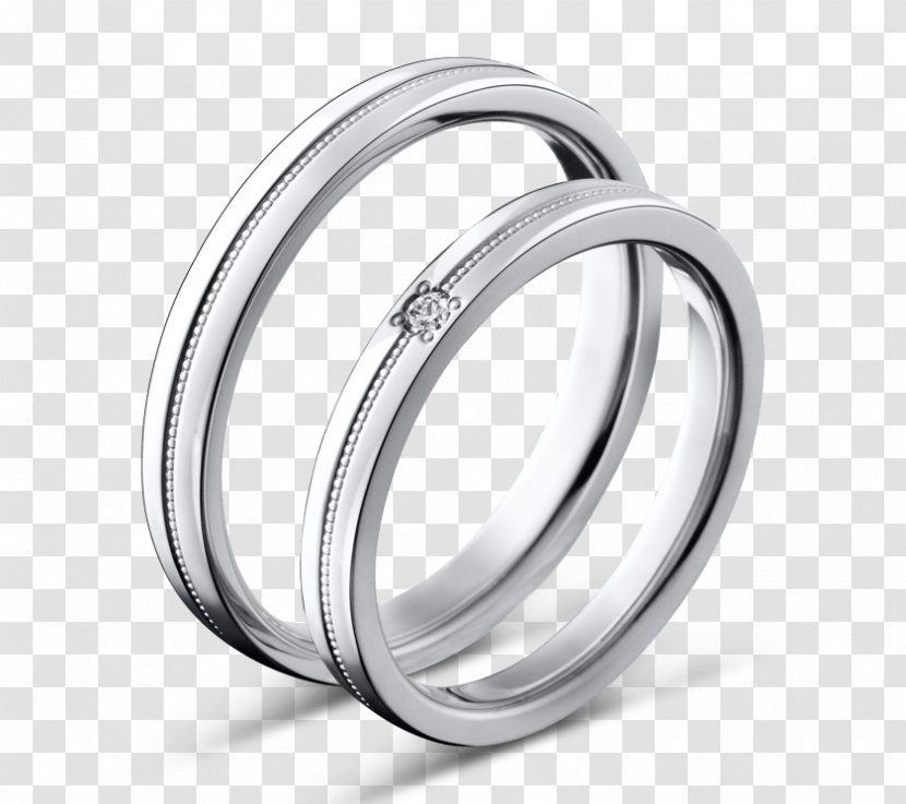 Wedding Ring Jewellery Engagement Platinum - Body Transparent PNG