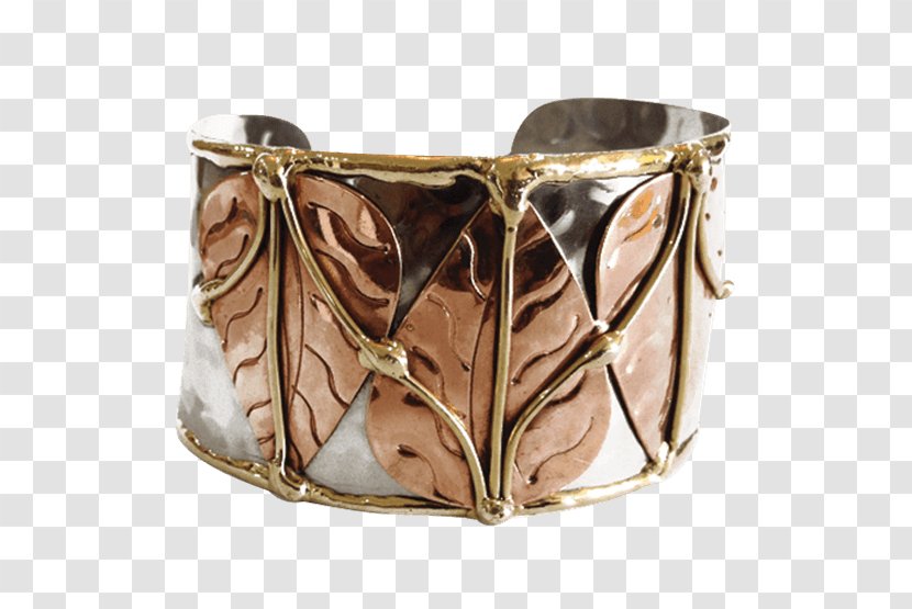 Bracelet Brass Copper Bangle Leaf - Silhouette - Jewellery Transparent PNG