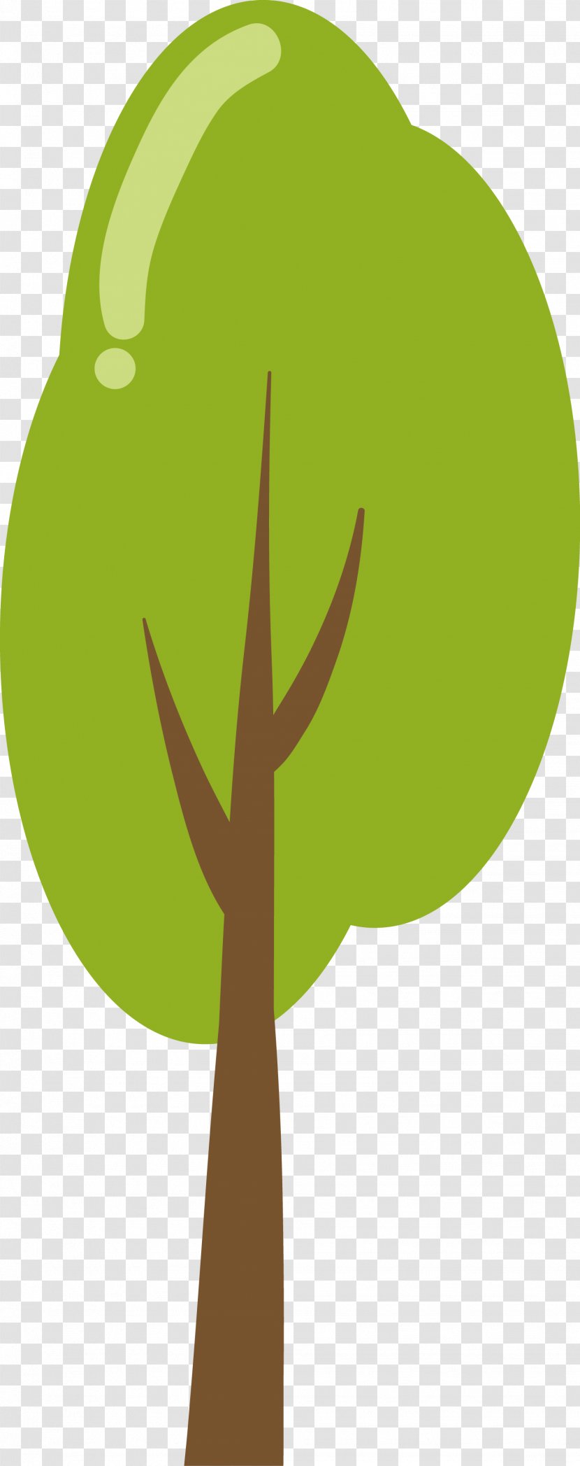 Cartoon Green Tree Diagram - Speech Balloon - Clip Art Transparent PNG
