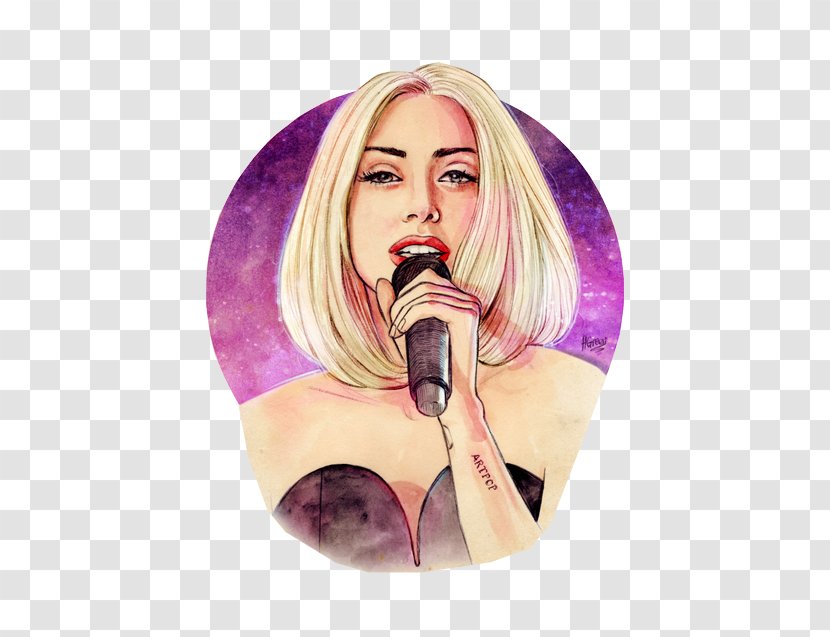 Lady Gaga Drawing Brush - Flower - Avril Transparent PNG