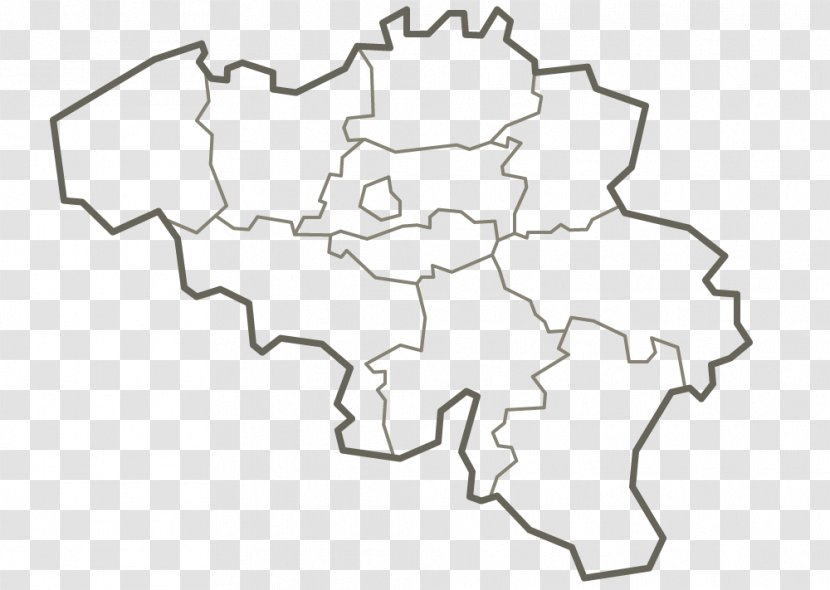 Provinces Of Belgium Blank Map World Pin - Ifwe Transparent PNG